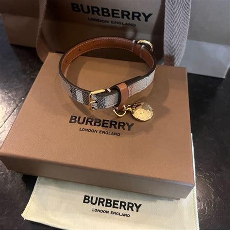 burberry dog collar real|burberry dog collars for sale.